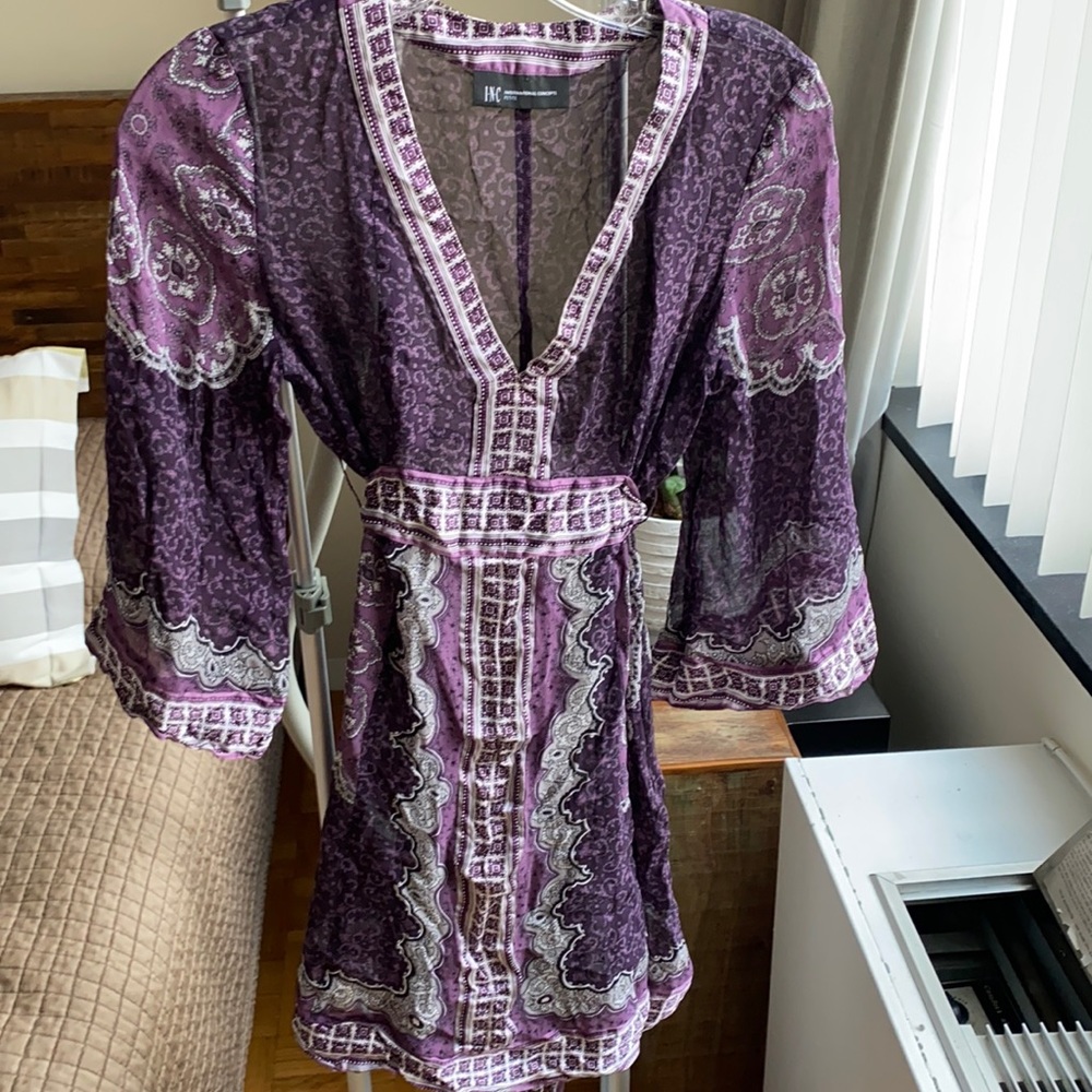 INC tunic shirt blouse petite small XS 0-2